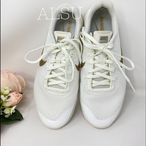 NWT Nike Metcon 4 CHMP Sail Metallic W AUTHENTIC - Picture 5 of 7